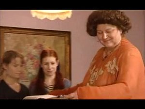 Two hot teens in hard caning vintage scene