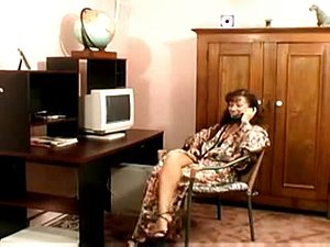 Classic porn with strapon action