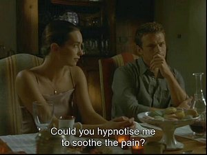 Perverted babes in flogging threesome sex